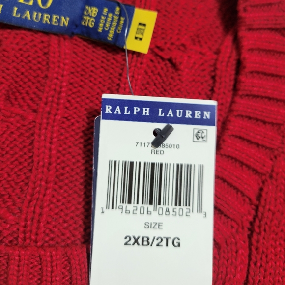Polo ralph lauren Men Big&tall cable sweater NWT - Picture 5 of 6